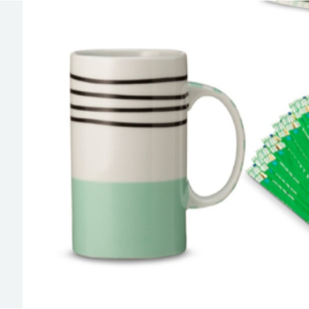 Oh Joy x Target Striped Mint Green Ceramic Mug